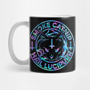 Cat Death MetalSmoke Catnip Hail Lucipurr Mug